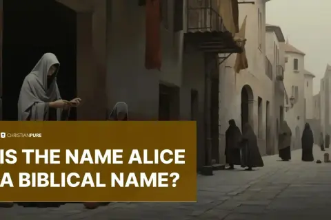 Postacie w kapturach na ulicy. Czy imię Alicja ma znaczenie biblijne?