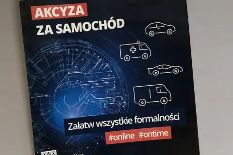 Akcyza za samochód. Szybkie załatwienie formalności online, potwierdzenie zapłaty akcyzy po VIN.