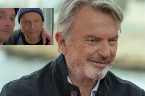 Sam Neill z synem. Kim jest ojciec? To pytanie zadaje sobie wielu.
