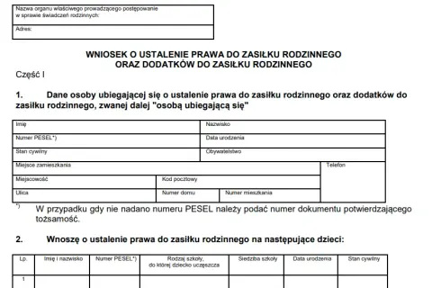 Do kiedy składać wnioski na rodzinne, aby nie stracić świadczeń