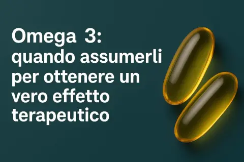 Omega 3: quando assumerli per un vero effetto terapeutico. Due capsule gialle su sfondo scuro, ideali per il benessere prima di dormire.