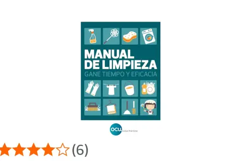 Manual de limpieza para una limpieza a fondo casa. Incluye iconos de productos y tareas de limpieza.