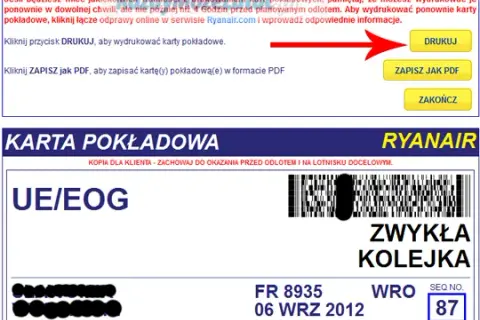 Karta pokładowa LOT po odprawie online: Kiedy drukować, a kiedy nie?