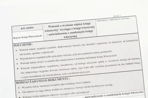 Jak uzyskać odpis z księgi wieczystej w Warszawie - proste kroki i koszty