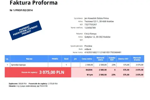 Jak wystawić fakturę proforma i uniknąć błędów w procesie