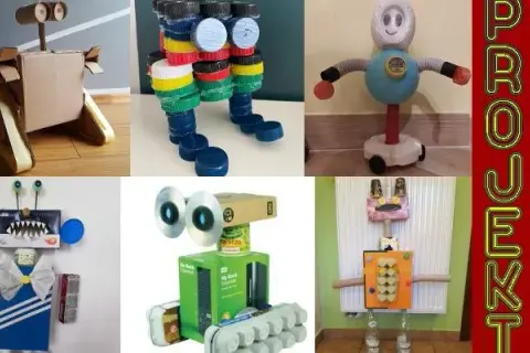 Kreatywne roboty z recyklingu: jak zbudować je z odpadów?