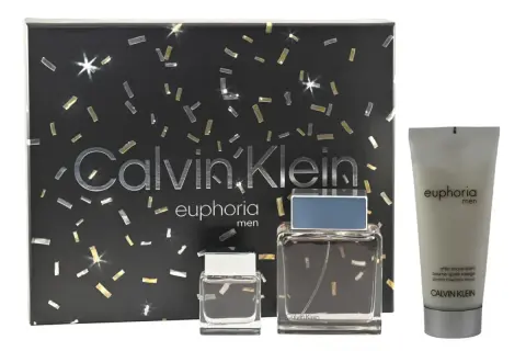 Zestaw Calvin Klein Euphoria Men: perfumy i balsam po goleniu. Poczuj euforię z tym eleganckim zestawem.