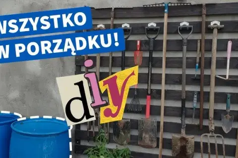 Jak zrobić wieszak na łopaty, aby zaoszczędzić miejsce w ogrodzie