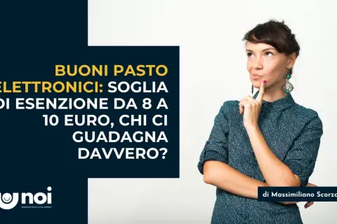 Donna pensierosa riflette sulla tassazione buoni pasto elettronici: soglia esenzione da 8 a 10 euro, chi ci guadagna davvero?