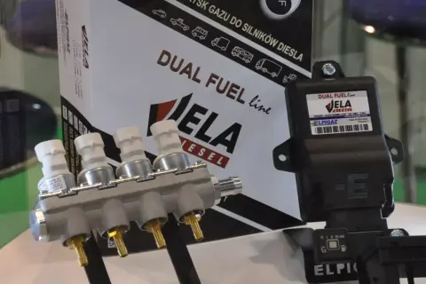 System DUAL FUEL line do diesla pozwala na montaż gazu. Zestaw zawiera wtryskiwacze i sterownik.