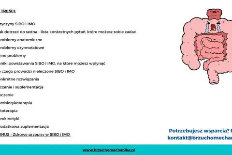 Ilustracja przedstawia cierpiący układ pokarmowy, symbolizujący problemy takie jak SIBO. Dowiedz się, co to jest SIBO i jak sobie z nim radzić.