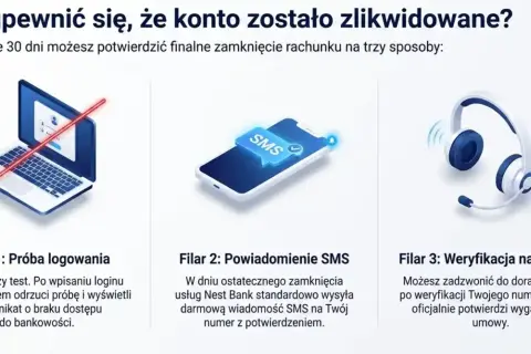 Jak sprawdzić czy konto bankowe jest zamknięte? Zobacz 3 sposoby: próba logowania, SMS od banku i weryfikacja na infolinii.