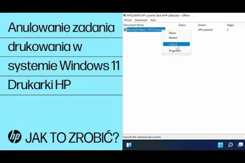 Drukarka szaleje? Jak szybko anulować drukowanie na każdym sprzęcie