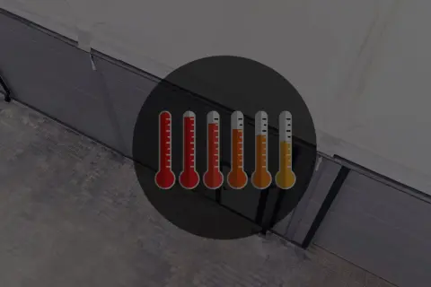 Termometry wskazują optymalną temperaturę dla ogrzewania hali 200m2.