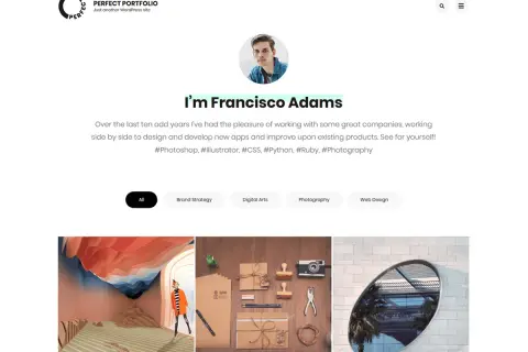 Strona główna Francisco Adams, twórcy portfolio na WordPress. Zobacz jego prace z #Photography i innych dziedzin.