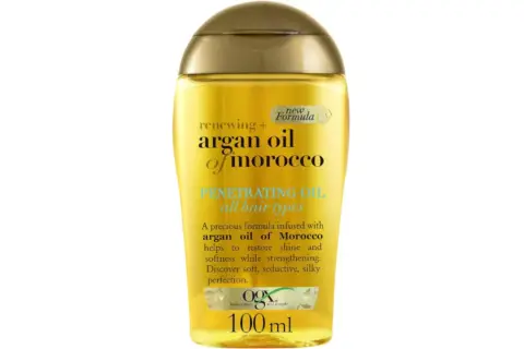 Botella de aceite de argán para el cabello, fórmula penetrante para todo tipo de cabello, 100 ml.