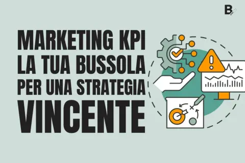 Marketing KPI: la tua bussola per una strategia vincente. Icone di successo nel digital marketing.