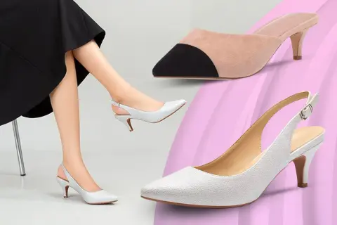 Scarpe con tacco kitten heels: eleganti e versatili, perfette per ogni occasione.