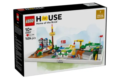Zestaw LEGO 40507 z Billund, "Home of the Brick", 1404 elementy.