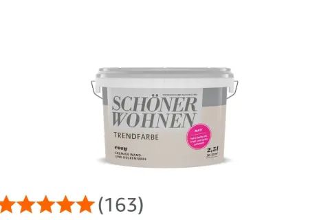 Eimer "Schöner Wohnen Trendfarbe Cosy" in Beige. Perfekt, um deine Wände gemütlich zu gestalten. Wandfarbe cosy kombinieren leicht gemacht.