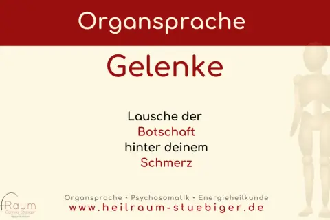 Organsprache: Gelenke. Lausche der Botschaft hinter deinem Schmerz. Gliederschmerzen spirituelle bedeutung.