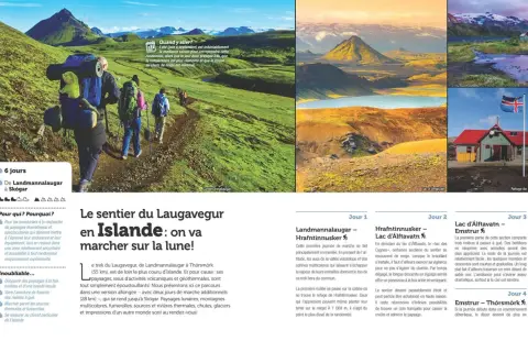 Randonnée en Islande : paysages lunaires, montagnes multicolores, sources thermales et glaciers. Une aventure inoubliable en Europe.
