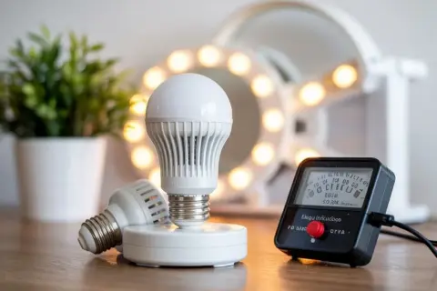 Rzeczywiste zużycie prądu lampy LED 50W - poznaj koszty i oszczędności