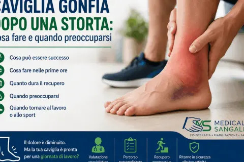Caviglia gonfia e livida dopo una storta. Scopri cosa fare e quando preoccuparsi, anche con rimedi della nonna per la distorsione caviglia.