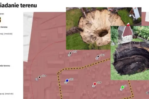 Mapa terenów górniczych – Lokalizacja i szkody górnicze w Polsce