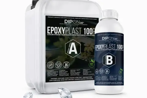 Resina epossidica per colate cristalline, ideale per progetti artistici e di design. L'utilizzo di questo prodotto garantisce risultati brillanti e duraturi.