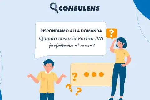 Due persone perplesse si chiedono i **costi di gestione** della Partita IVA forfettaria.