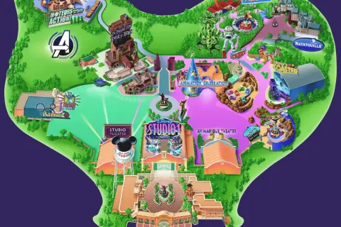 Disneyland Paris Karte: Attraktionen & Planung für Ihren Traumtag