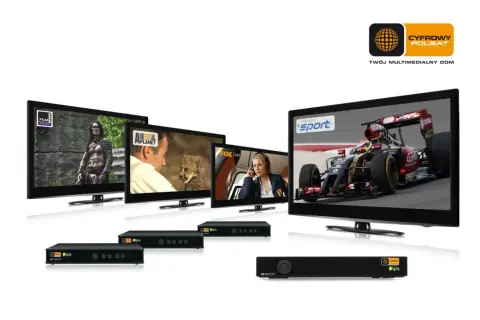 Wiele ekranów z kanałami Polsat, od filmów po sport, i dekodery ipla. To Twój multiroom Polsat.