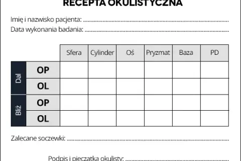 Jak czytać receptę od okulisty i uniknąć błędów w wyborze okularów