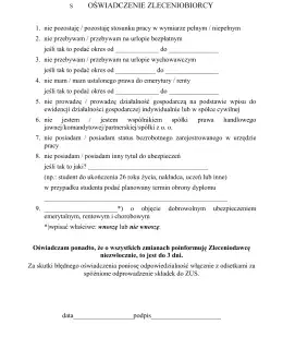 Jak bezbłędnie wypełnić oświadczenie zleceniobiorcy? Uniknij kosztownych błędów