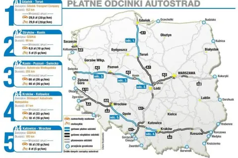 Jakie odcinki autostrady A1 są płatne? Sprawdź, by uniknąć kosztów