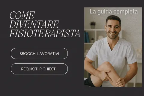 Guida completa su come diventare fisioterapista: sbocchi lavorativi e requisiti. Un professionista sorride mentre esegue un trattamento.