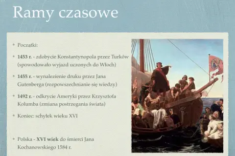 Kiedy trwał renesans? Odkryj kluczowe daty i różnice regionalne
