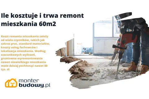 Ile kosztuje kapitalny remont mieszkania 60m2? Sprawdź, od czego zależy cena i jak przygotować się na wydatki.