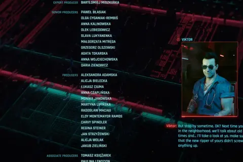 Viktor z Cyberpunk 2077 zaprasza na pogawędkę po wykonaniu cyberpunk 2077 misje główne.