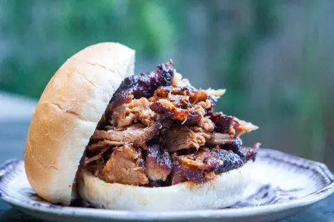 Panino con pulled pork succulento, perfetto per scoprire nuovi pulled pork abbinamenti.