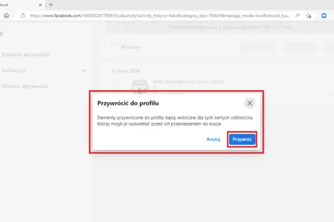 Jak przywrócić usunięty komentarz na Facebooku? To niemożliwe!