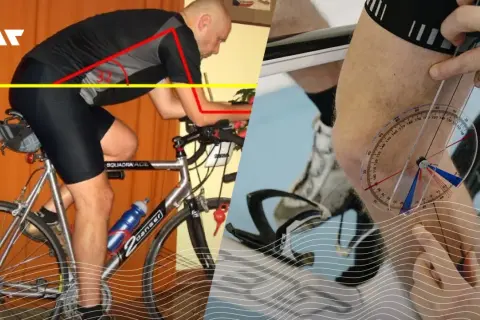 Jak ustawić siodełko w rowerze? Analiza pozycji kolana i sylwetki na rowerze, kluczowa dla komfortu i efektywności jazdy.