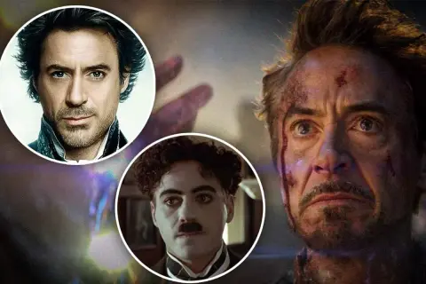 Robert Downey Jr. i hans ikoniska roller, från Sherlock Holmes till Charlie Chaplin och Iron Man. En hyllning till filmer med Robert Downey Jr.