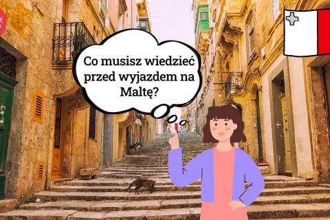 Kobieta zastanawia się nad podróżą na Maltę. Czy znasz maltański język?