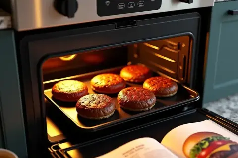 Jak piec burgery w piekarniku? Temperatura, czas i soczystość