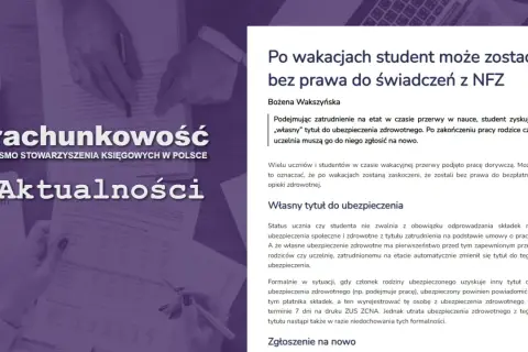 Ubezpieczenie studenta w NFZ: Kto, kiedy, do ilu lat? Sprawdź!