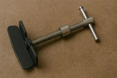 Outil pour repousser le piston de frein arrière.
