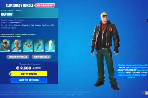 Eminem w Fortnite: Kiedy wystąpi i jak zdobyć skina Marshall Magma