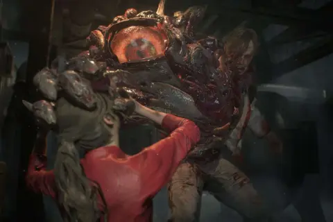 Claire walczy z potworem w Resident Evil 2. Ten poradnik pomoże Ci przetrwać.